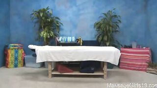 Ashley Abott gives a naked massage