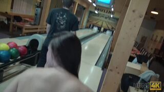 Teen girl fucked at local bowling alley