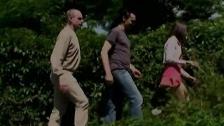 Outdoors Threesome video