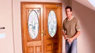 Bondaged Blonde Threesome video