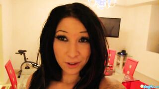 Ball sucking emo Angel deepthroat blowjob