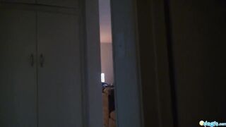 Dildo fun in the shower