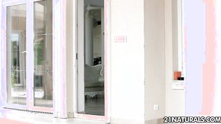 teen girl in lace thong panties