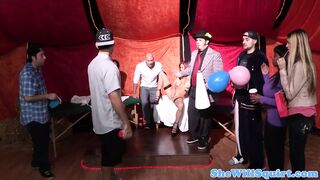 Veronica Avluv squirts when masturbating with Nora Noir