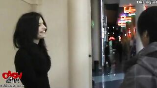 Cum on lingerie after changing room fuck