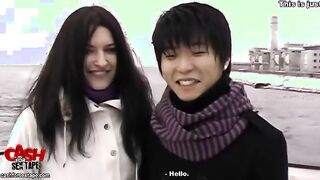 His girlfriend's best blowjob and doggy