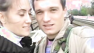 Sex lovers on a train