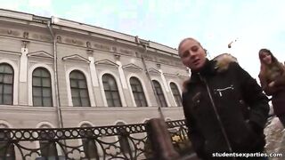 Students Pair Off in Any Vacant Place at the Party