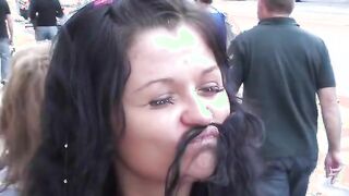 Extreme fuck in WC before disco