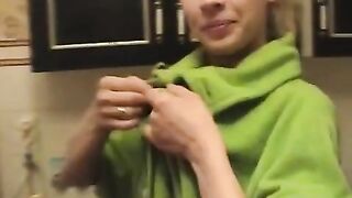 Blondie getting pleasure from anal