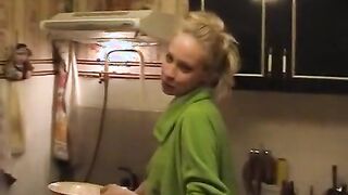 Girl in stockings fucked hard by BF