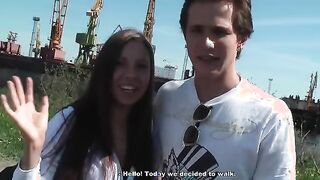 Muff diving and outdoor sex on a picnic