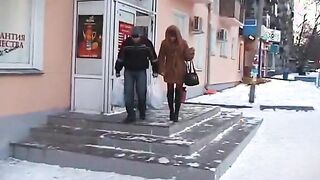 Partying Students Never Feel Cold in Winter Nights