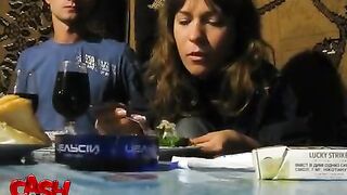 Erotic massage before hot doggy style fuck