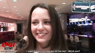 Cutie wildly rides guy in reverse