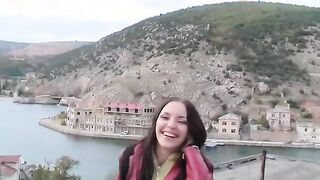 Cute girl with her lover