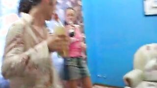 Kinky Student Is Willing to Share Babe with His Friend