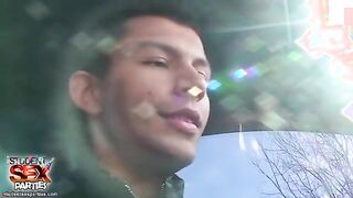 Outdoor doggy fuck with picked up blonde