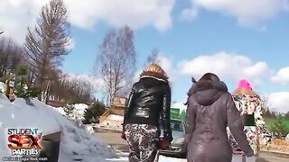 Spin the bottle and suck a big cock off