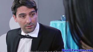 Real exgf gets facialized after fucking