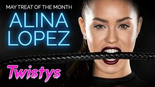 Twistys - Lesbians Alina Lopez and Abbie Maley make love by candle light