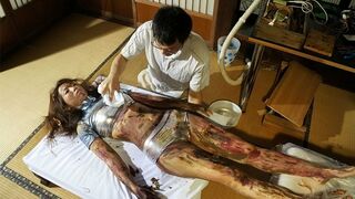 Kinky Japanese chick Seto Himari takes it in the rear