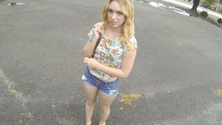 Hot Big Ass Blonde Teen Paid Cash To Fuck Stranger POV