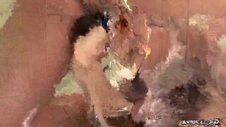 Cougar getting her pink slit real nice