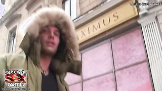 Exotic dance from blonde in hot lingerie