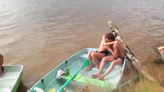 Students orgy in boats