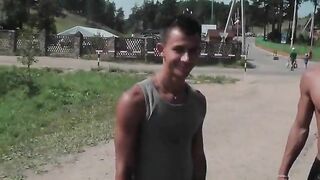 Students sailing in a boat