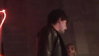 Three dicks and one chick