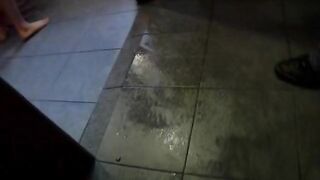 Lesbian pussy eating on billiard table