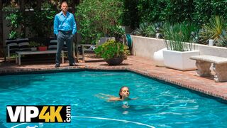 DADDY4K. Girl is prepared for some pleasant act with stepdad