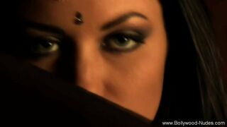 Erotic Dancer From The Indian Orient Enjoying And Dancing