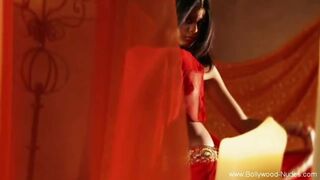 Lovely Brunette On Solo Seducing Her Man With Her Body