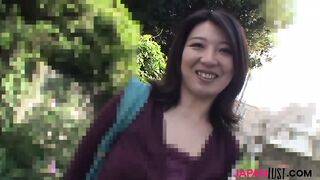 Hairy Japanese MILF Naho Tajiri fucked hard