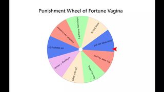 Wheel of fortune - Pussy punishment - try not to cum