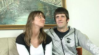 Casting with german actress and actor in threesome, in this