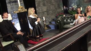 Jordan Kingsley, Tammie Lee, And Stacey Saran Are Horny Nuns