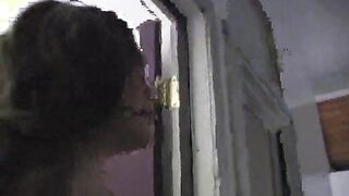 Brandy Dallas gets a mouthful