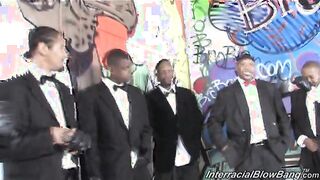 Andi Anderson interracial gangbang sex