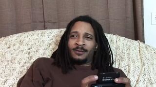 Kandi Kream ebony skinned bbw busty fucked by black cock to