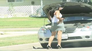 Brunette Angelina Valentine is hot with perfect big tits