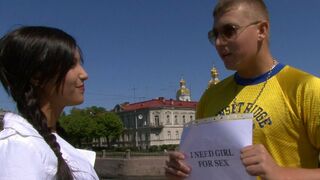 The simple guy is looking for a girl for sex