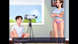 Summertime saga - got a boner everytime i saw boobs