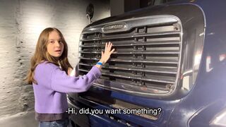 I asked the truck driver to take me to the sea, but ended up on his dick.