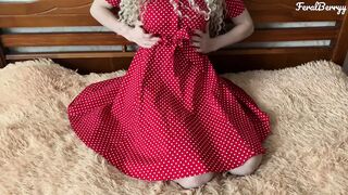 White ass in a red dress loves anal. FeralBerryy