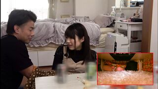 Secretly Playing Tricks In the Kotatsu. Her Boyfriend's Friend Cuckolds Me for Some Seriously Raw SEX!
