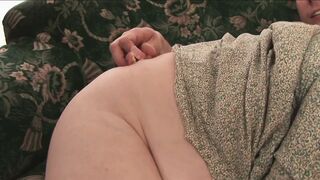 Fat granny with big ass fucks a white guy